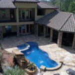 Cancun Deluxe Fiberglass Pool