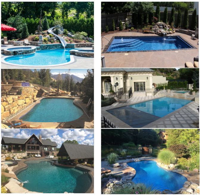 different types of swimming pools different types of swimming pools