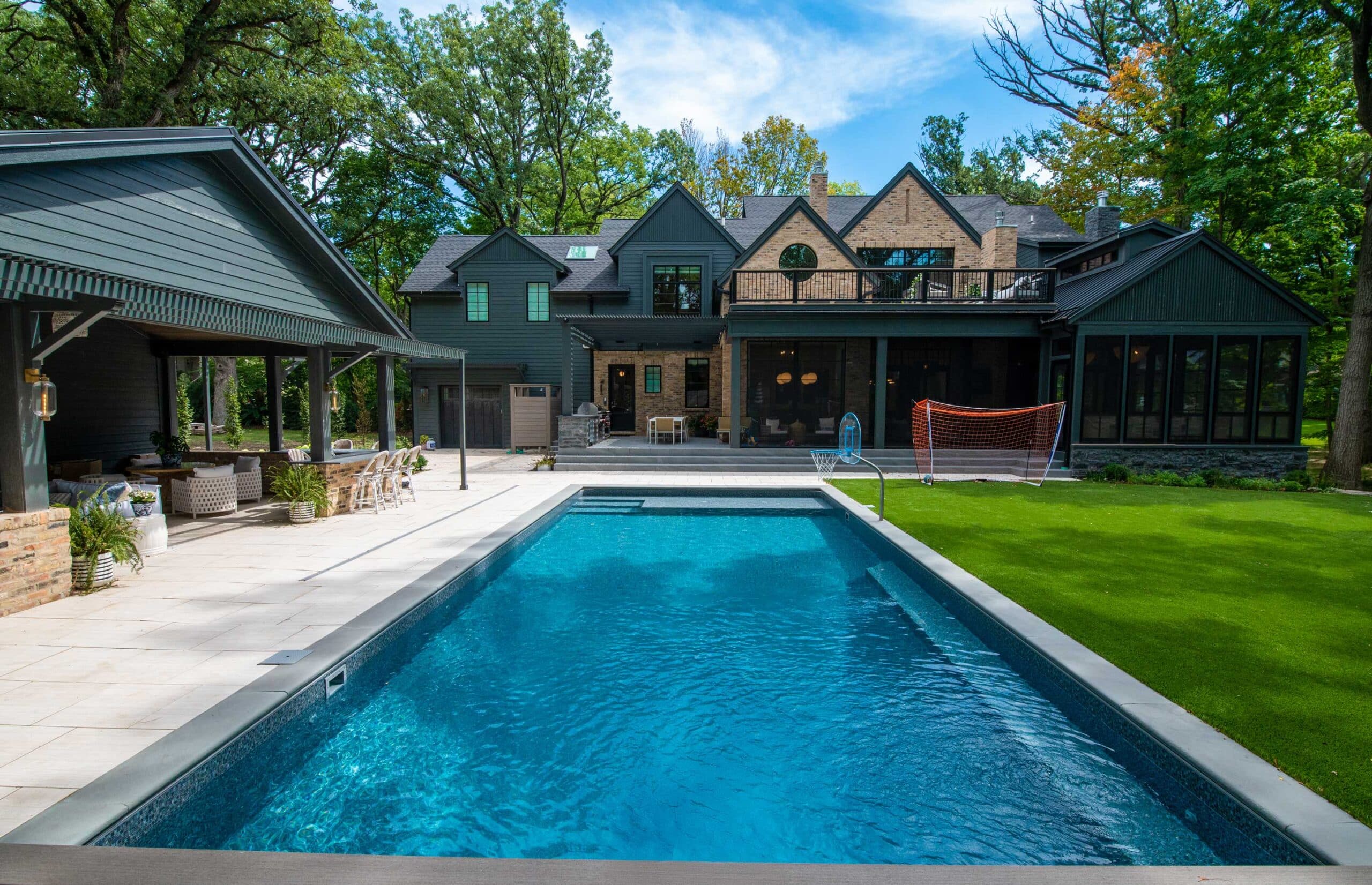 Vinyl Liner Pool Coping and Decking