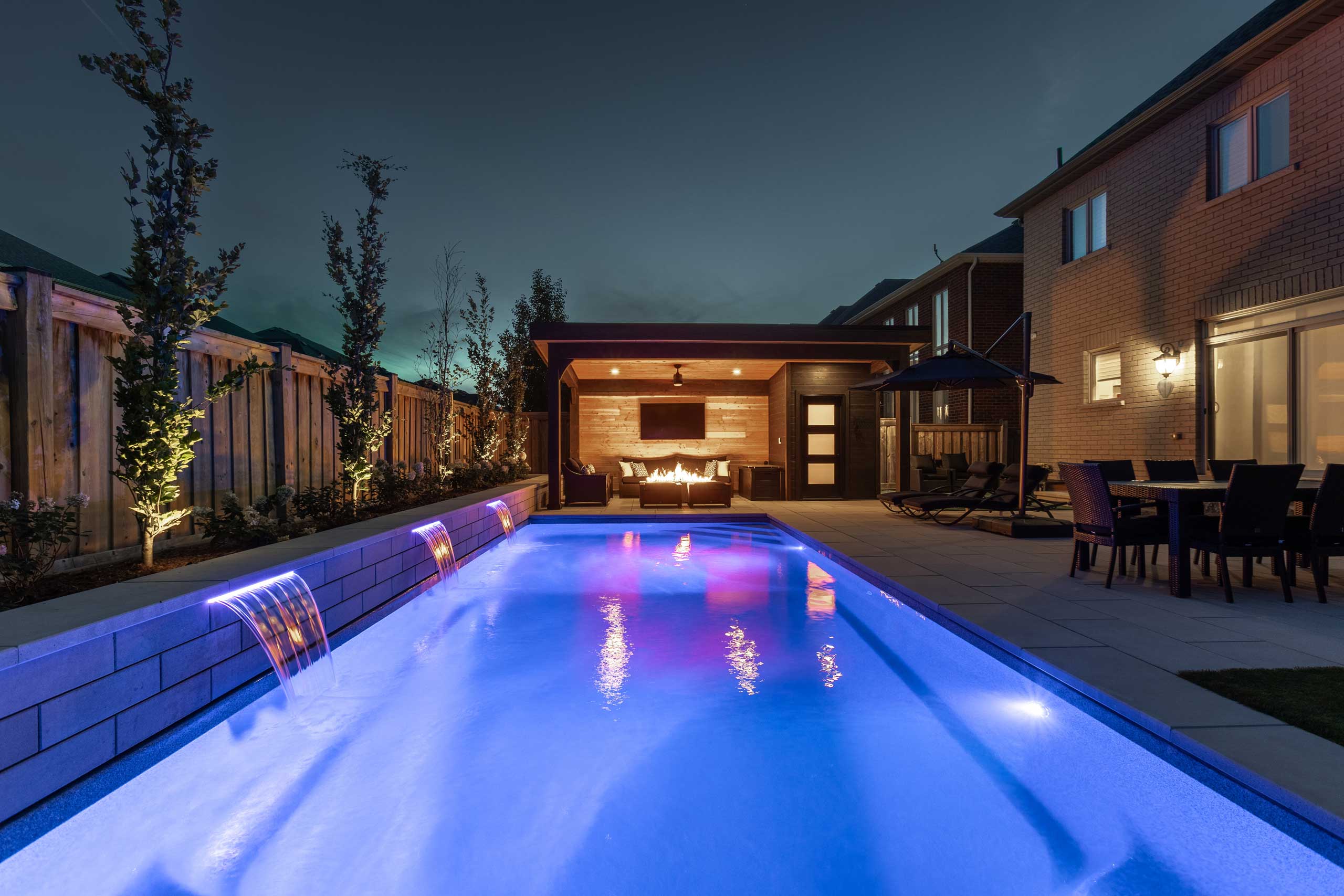 Swimming Pool Options: LED Lights