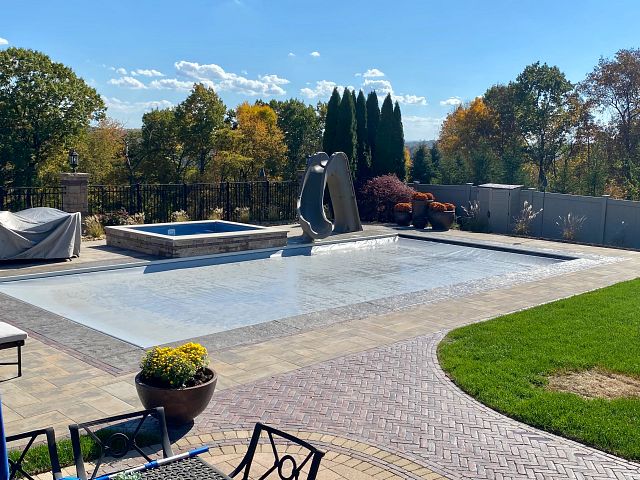 Under Track Systems automatic safety cover by Pristine Pools (PA)